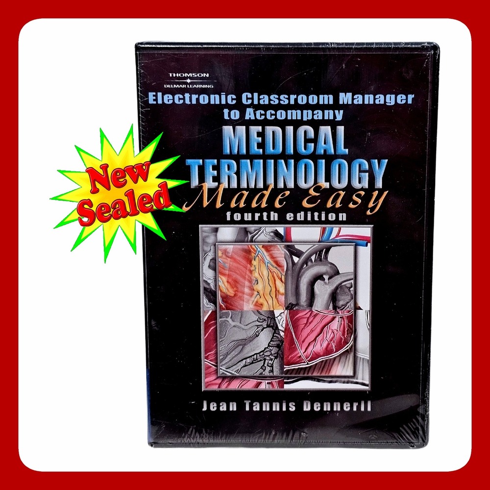 Medical Terminology Made Easy Thomson Electronic Classroom Manager CD-ROM New 4t